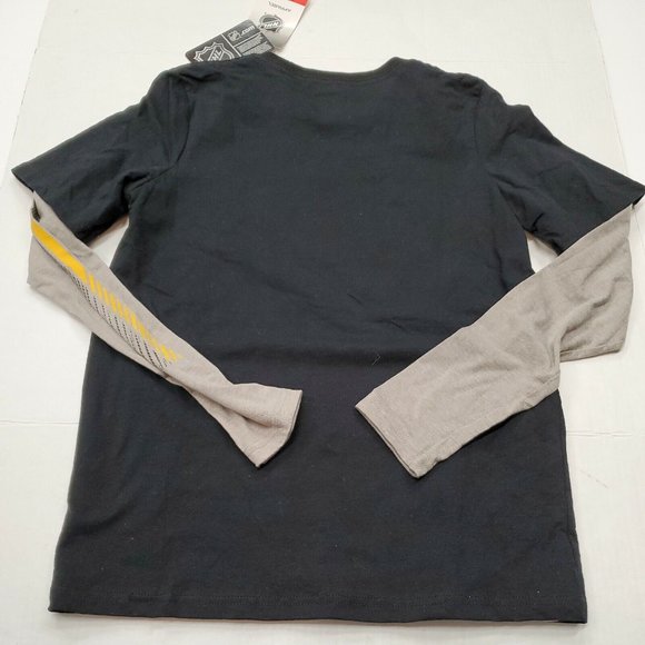 NWT Pittsburgh Penguins NHL Black Long Sleeve T-Shirt Youth Large New With Tags - Picture 7 of 7